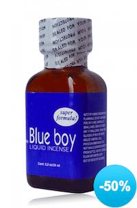 Prix divisé par deux pour le poppers blue boy
