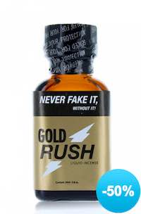 gold rush poppers à -50%